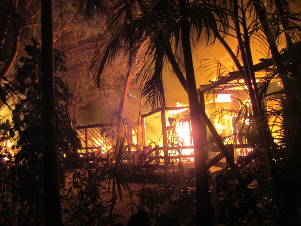 Ramon Village goes up in Flames